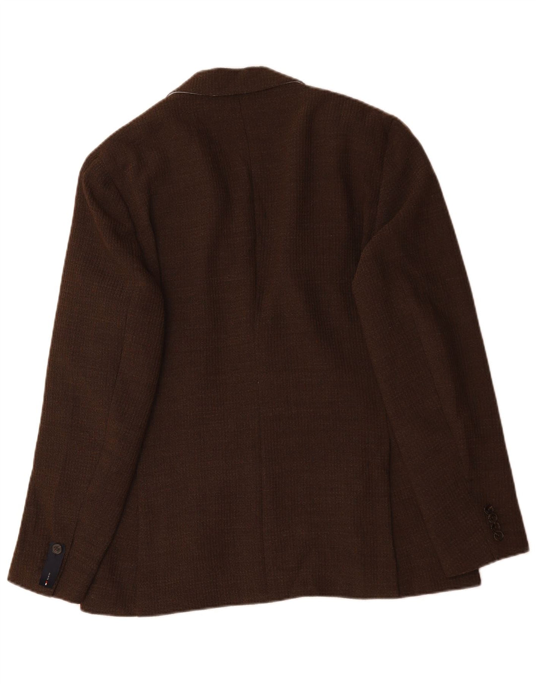Tommy Hilfiger Veste blazer à 2 boutons pour homme IT 50 Large Marron Polyester