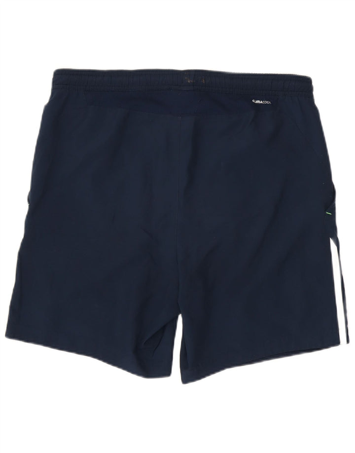 Adidas Short de sport Climacool Homme Bleu Marine Moyen Polyester