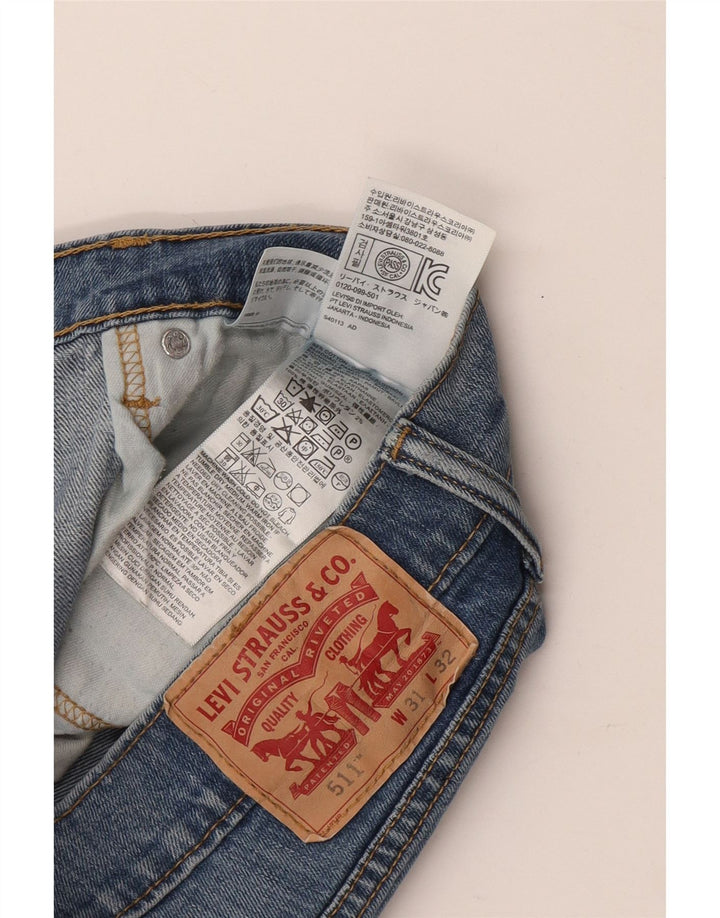 LEVI'S Jean Slim 511 Homme W31 L32 Bleu Coton