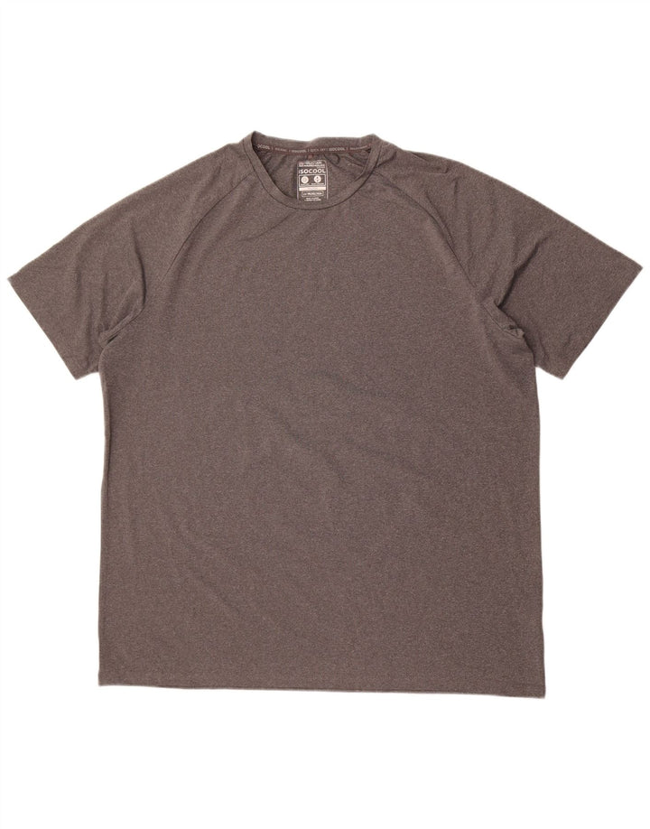 Mountain Warehouse T-Shirt Homme Top 2XL Gris Polyester