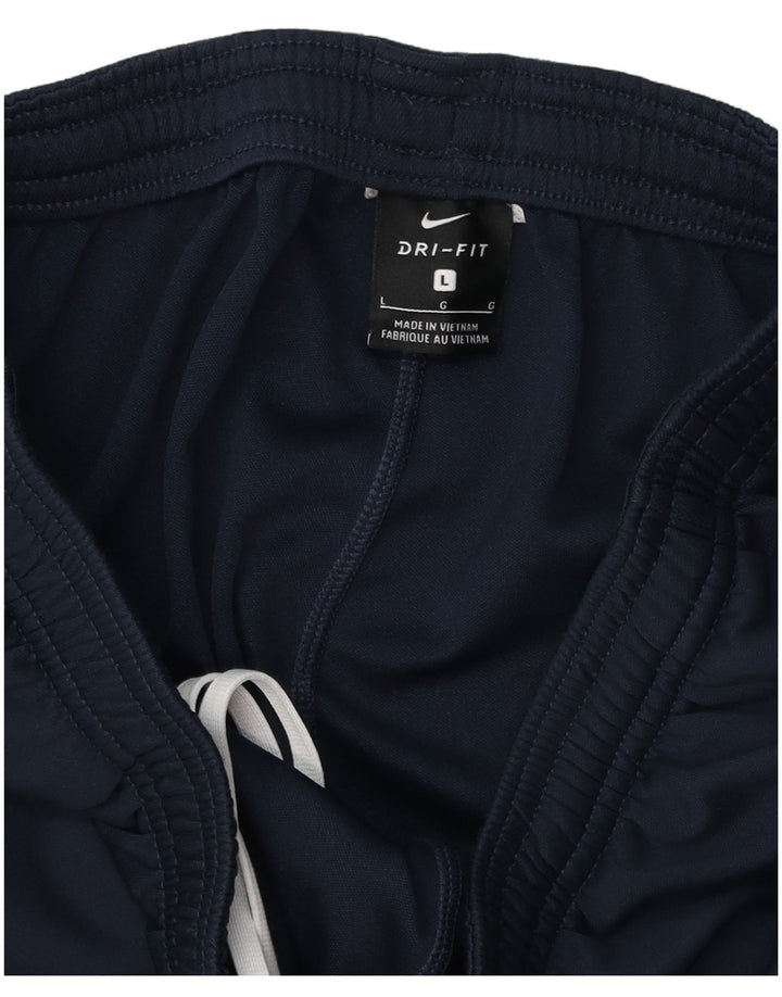 NIKE Pantalon de survêtement Dri Fit pour hommes, grand, bleu marine