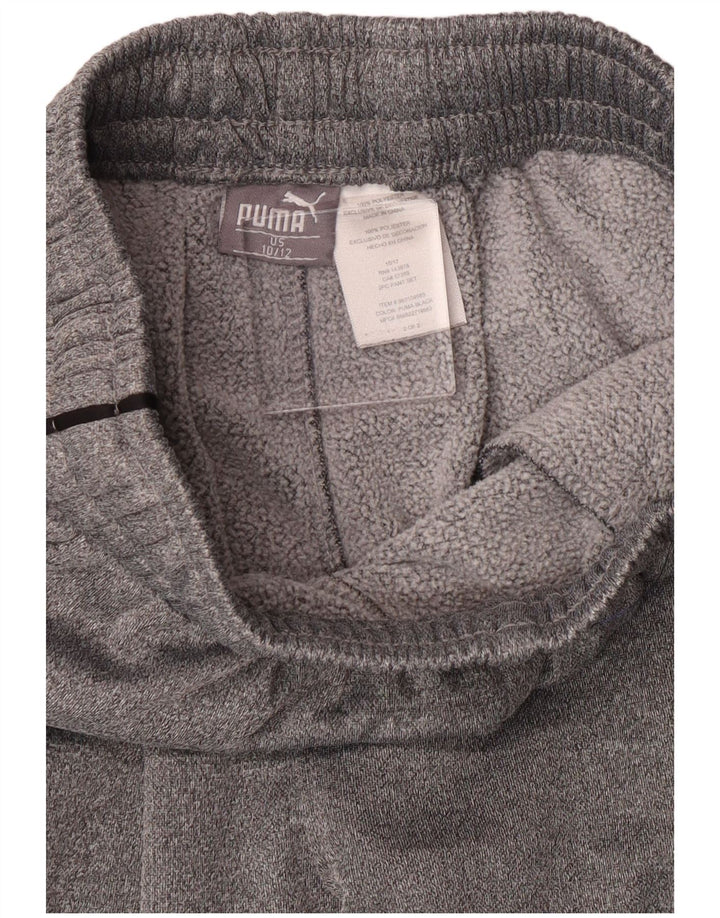 Puma Pantalon de Survêtement Garçon 10-11 ans Gris Polyester