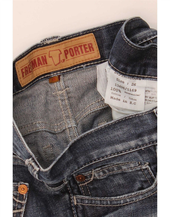 Freeman T. Porter Jean Bootcut Femme W26 L31 Bleu Coton