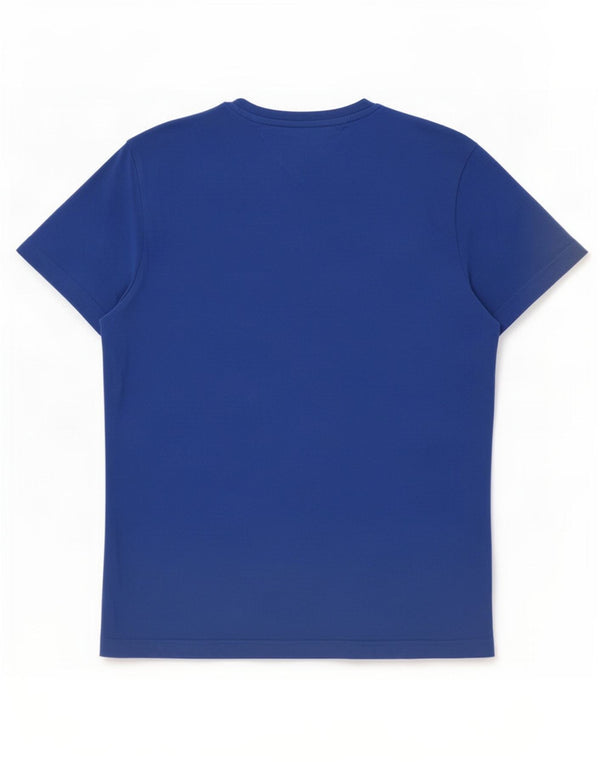 Tommy Hilfiger T-Shirt Graphique Homme Bleu Moyen Coton