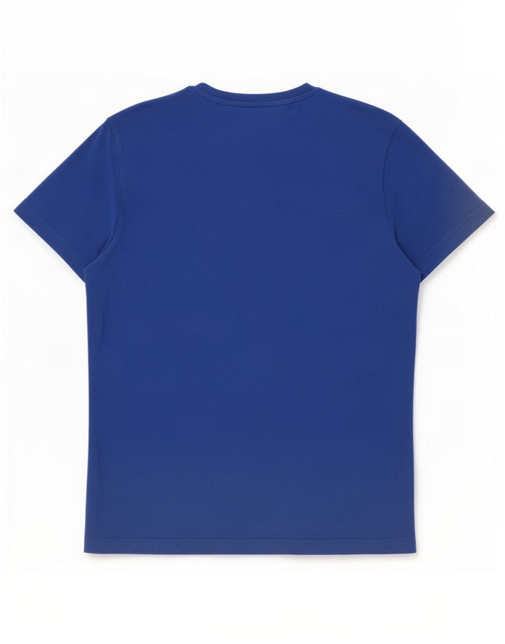 Tommy Hilfiger T-Shirt Graphique Homme Bleu Moyen Coton