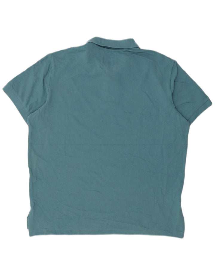 Eddie Bauer Polo Homme Grand Bleu Coton