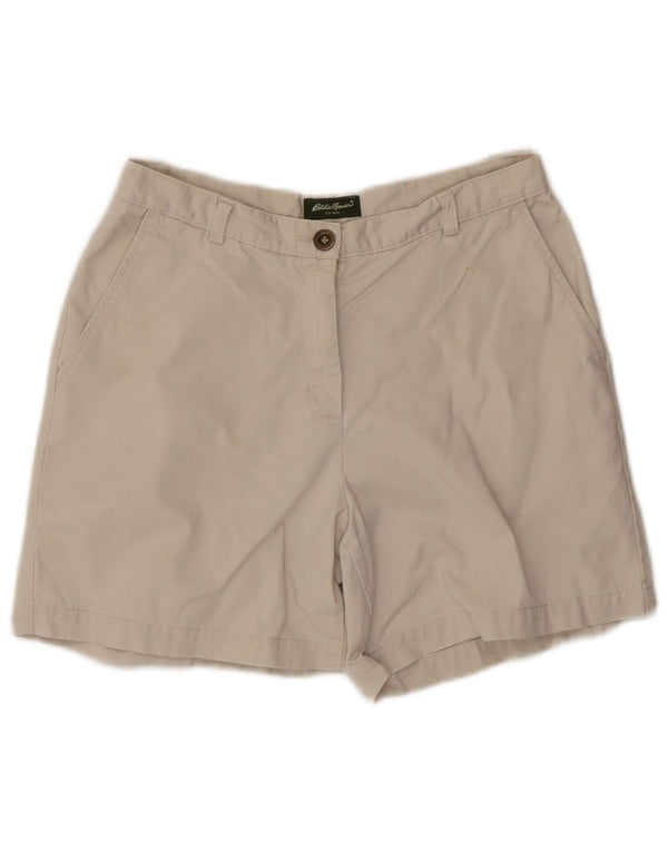 Eddie Bauer Short chino pour femme US 10 Large W30 Blanc