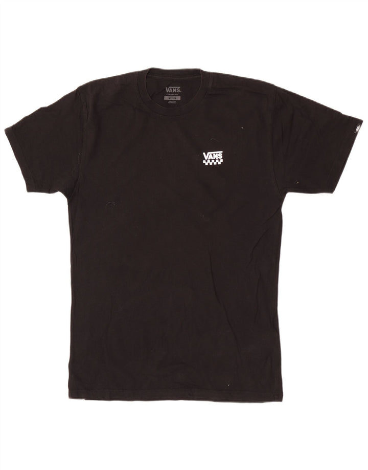 Vans T-shirt coupe classique pour homme en coton noir moyen