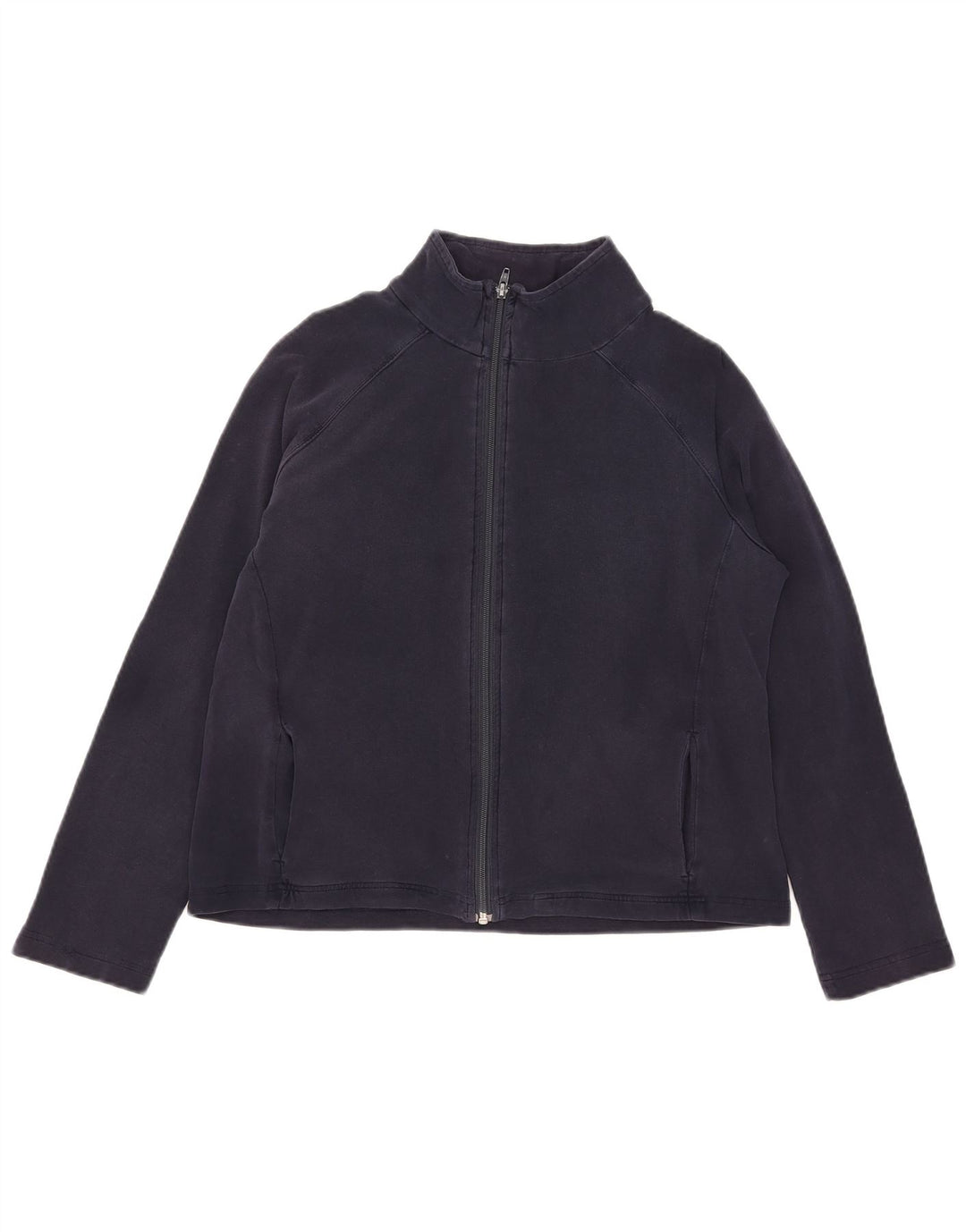 Marks & Spencer Veste de survêtement pour femme UK 14 Large Bleu marine Coton