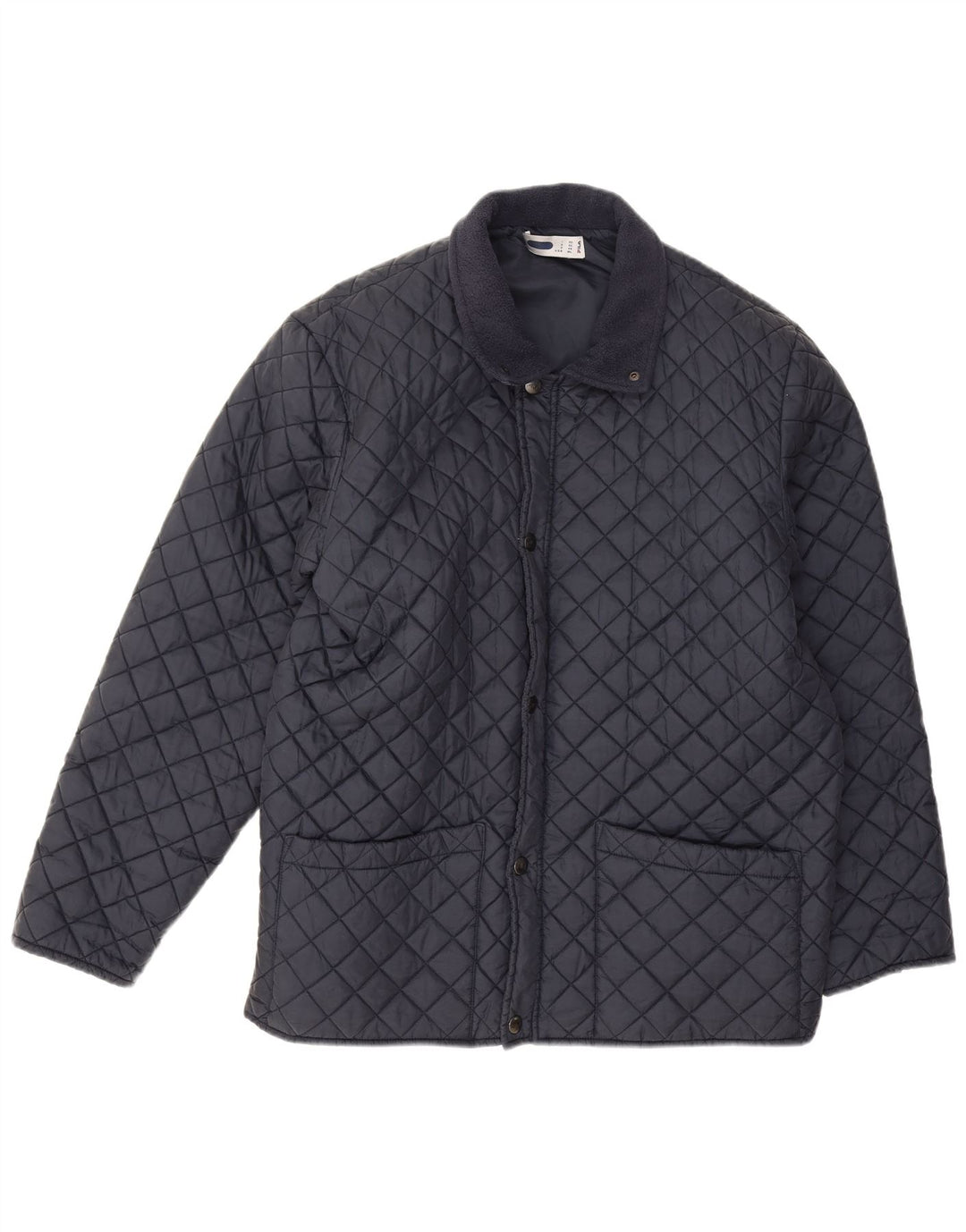 Fila Veste matelassée pour homme UK 38 Bleu marine moyen Polyamide