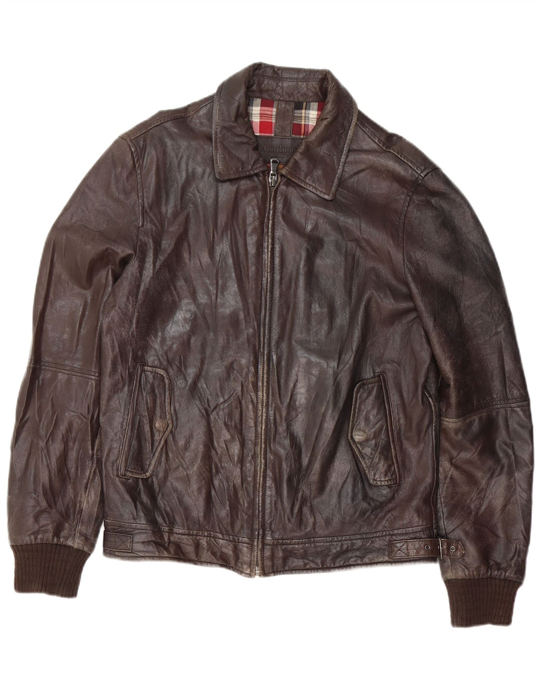 CONBIPEL Veste en Cuir Homme IT 46 Petit Cuir Marron