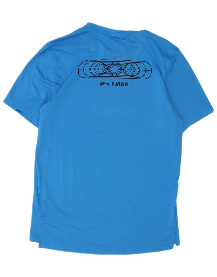 Nike T-shirt graphique pour hommes, petit, bleu, polyester