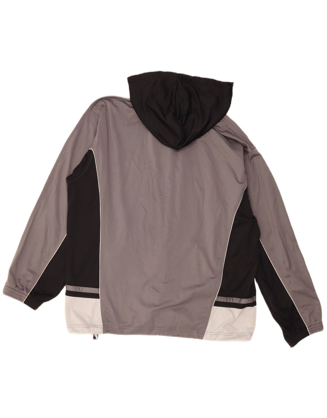 Champion Veste de survêtement à capuche pour homme XL Gris Colorblock Polyester
