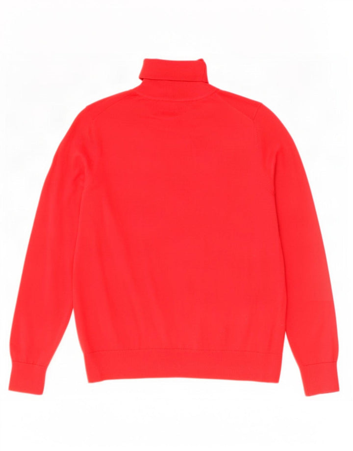 Marks & Spencer Pull col roulé pour femme UK 12 Rouge moyen
