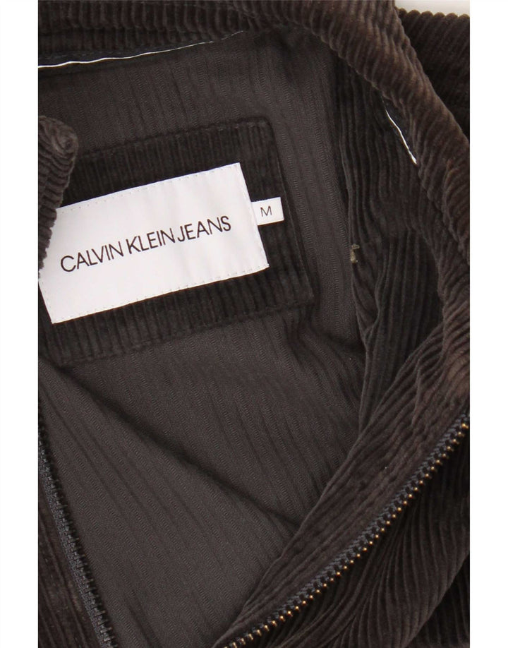 Calvin Klein Jeans Veste en velours côtelé pour homme UK 38 Marron moyen