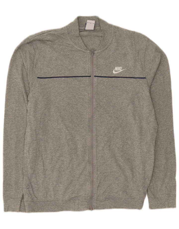 NIKE Veste de Survêtement Homme Gris Moyen Coton