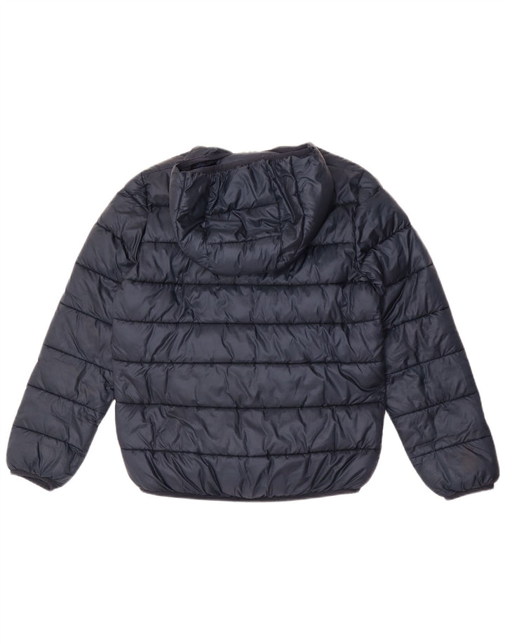 Champion Veste matelassée à capuche pour filles 11-12 ans Large Bleu marine Polyester