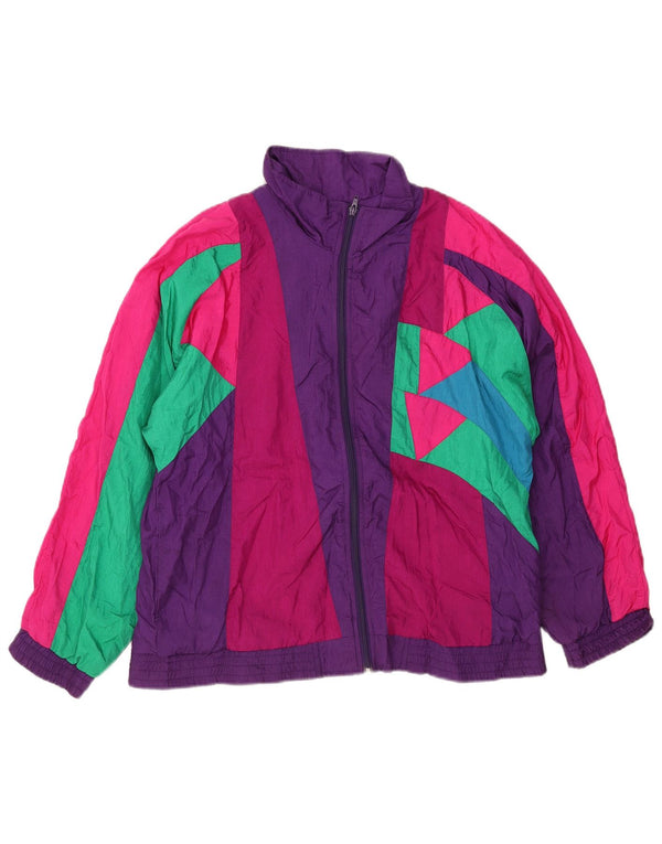 Sunterra Veste de survêtement pour homme Taille L en nylon color block violet