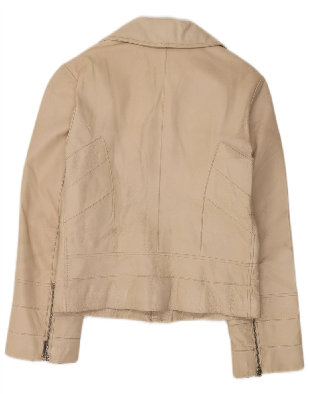 Conbipel Veste En Cuir Femme IT 42 Beige Moyen