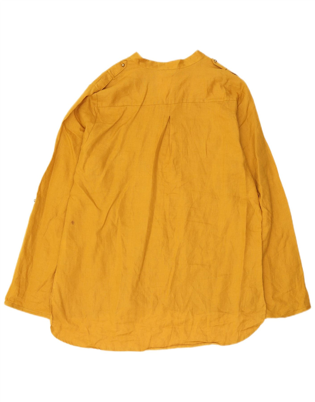 Marks & Spencer Chemisier pour femme UK 14 Grand lin jaune