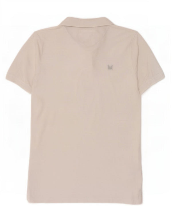 Crew Clothing Polo Homme Coton Blanc Moyen