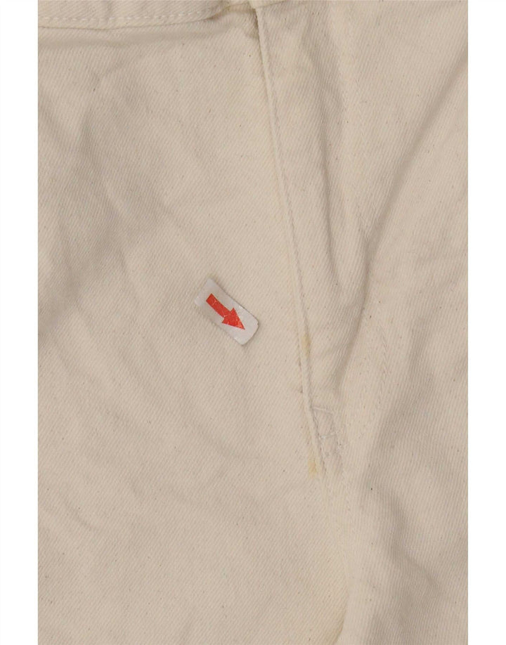 Zara Jean évasé pour femme EU 42 Large W32 L31 Coton Beige