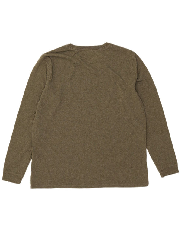 Carhartt Haut graphique coupe ample à manches longues pour femme US 12/14 Large Kaki
