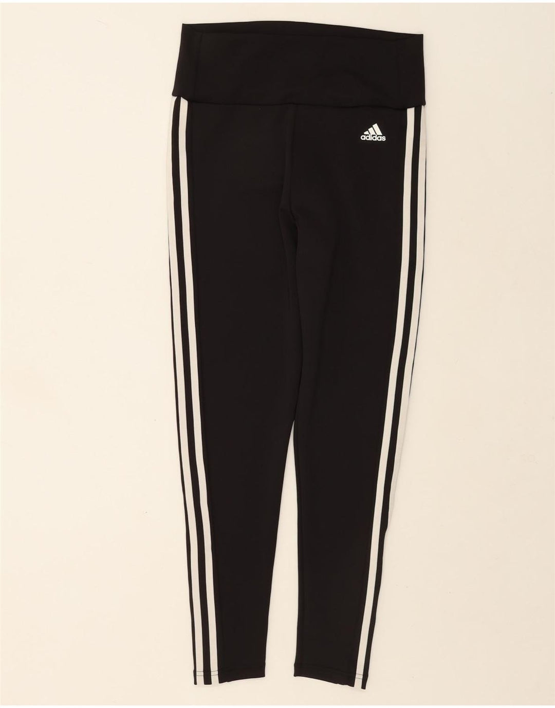 Adidas Femmes Aeroready Leggings UK 12/14 Moyen Noir Polyester