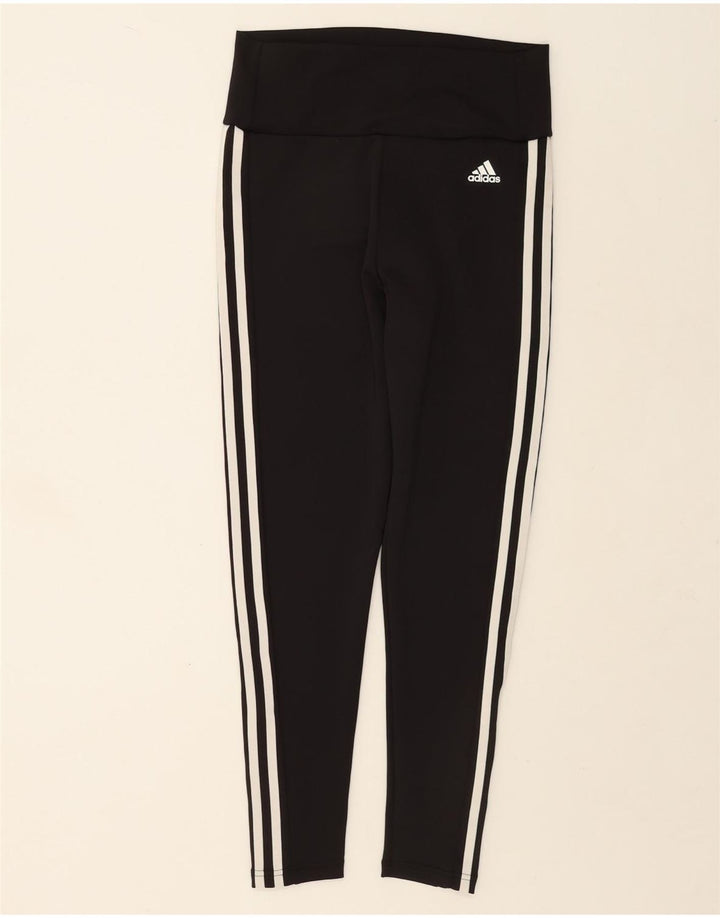 Adidas Femmes Aeroready Leggings UK 12/14 Moyen Noir Polyester