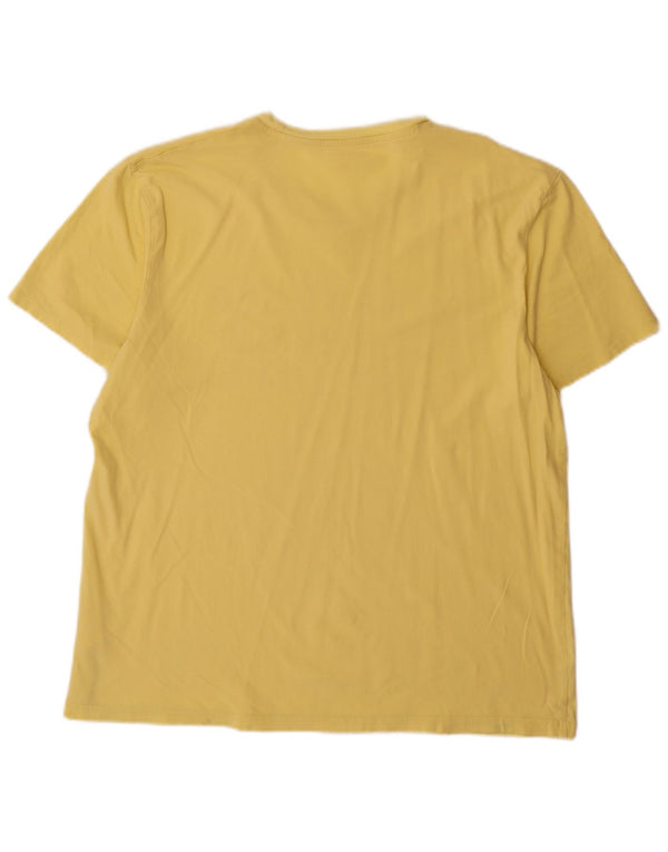 Wrangler T-shirt graphique pour homme en coton jaune grand