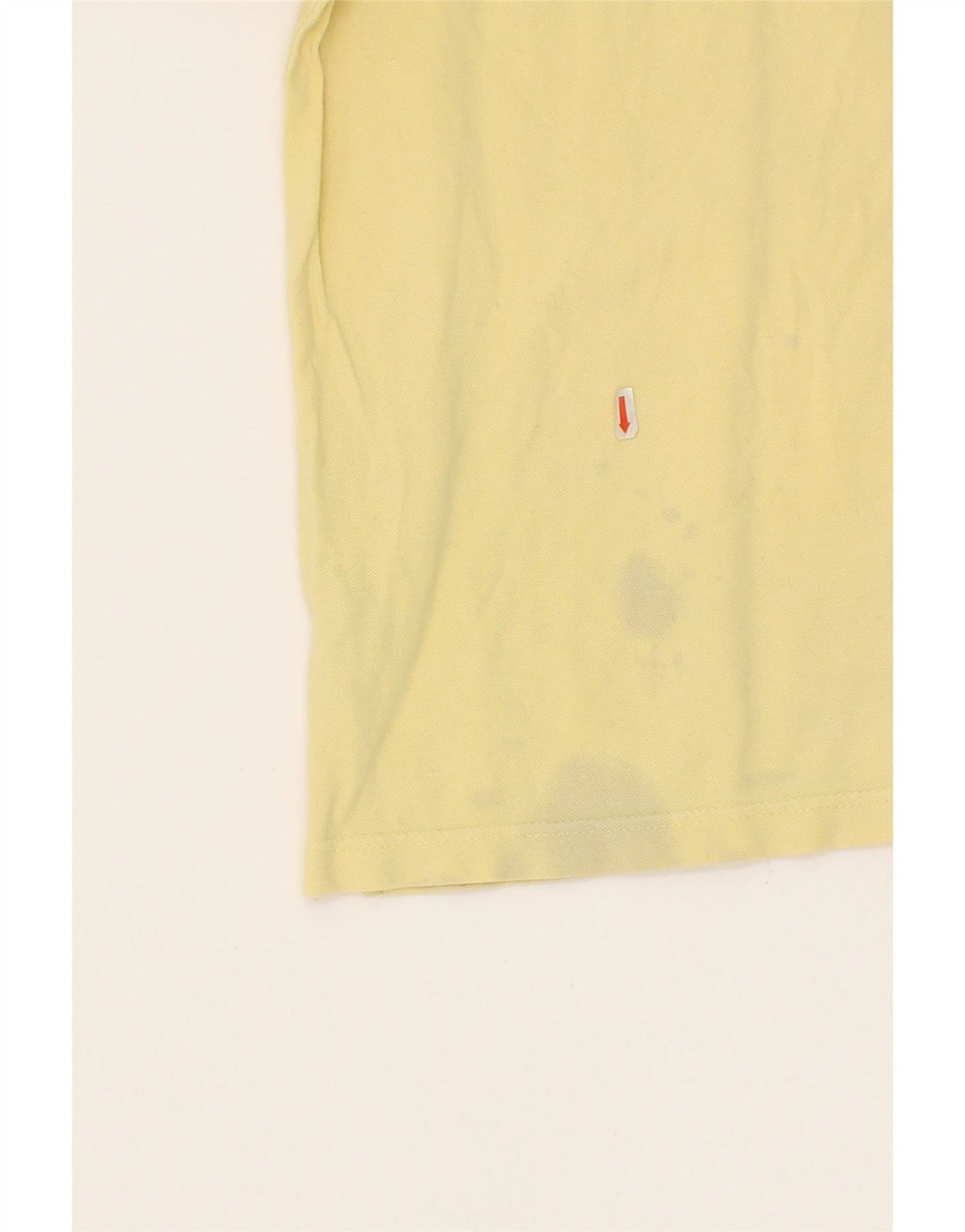 LOTTO Mens Polo Shirt Large Yellow Cotton Vintage Lotto and Second-Hand Lotto from Messina Hembry 