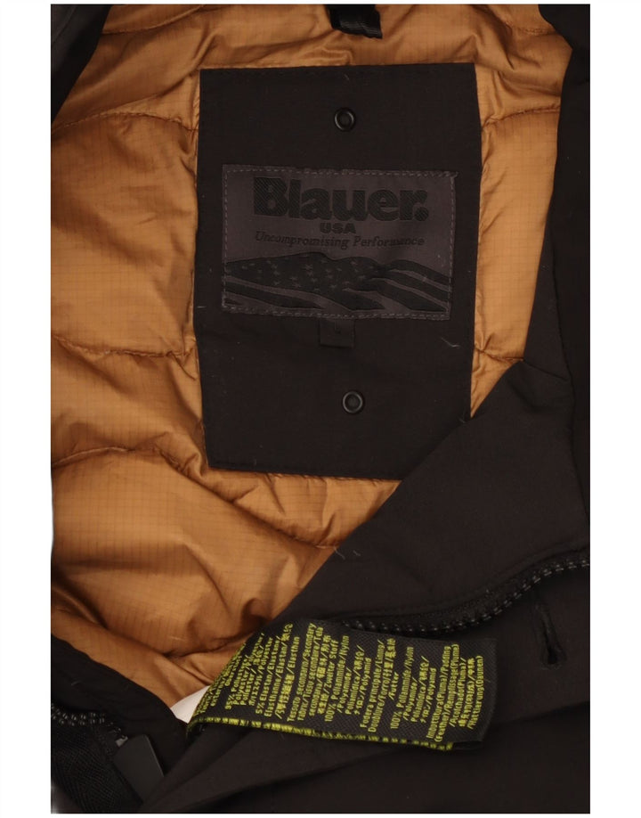 Blauer Veste matelassée pour homme UK 40 Large Noir Nylon