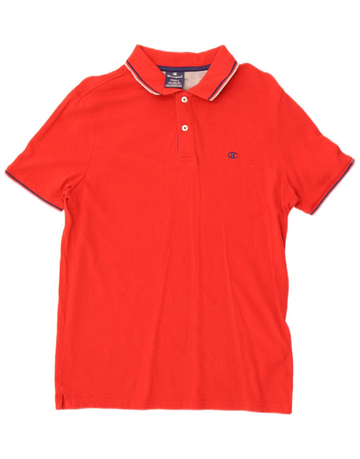 Champion Polo Homme Petit Rouge Coton