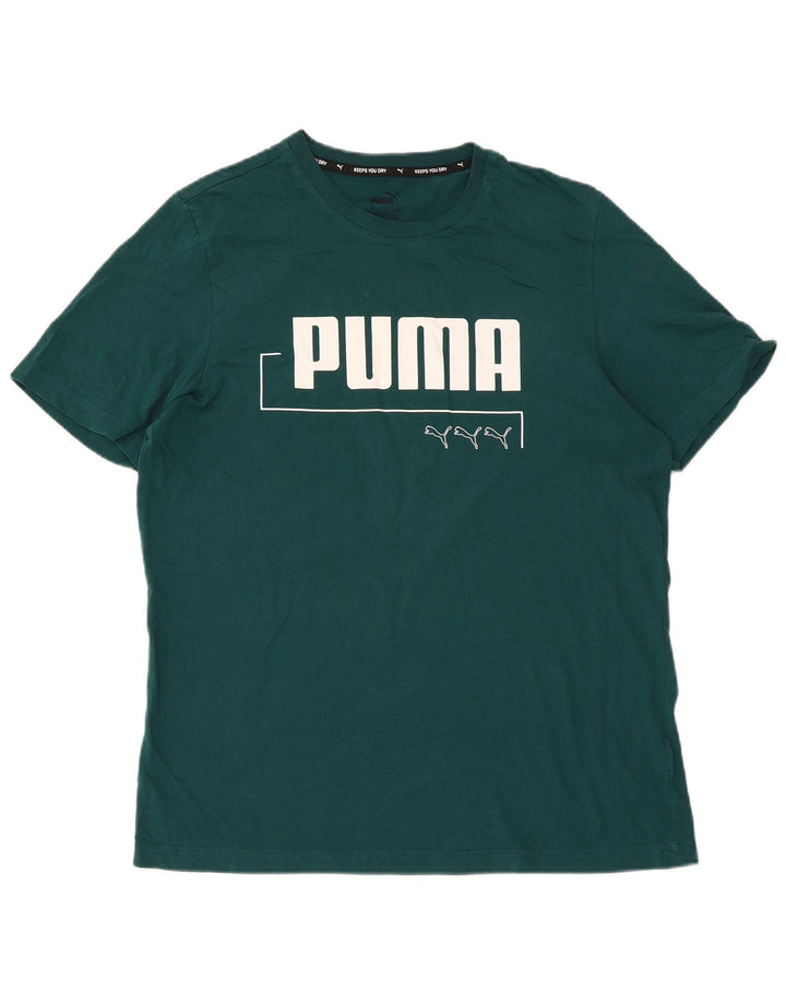 Puma Tee-Shirt Graphic Homme Vert Moyen