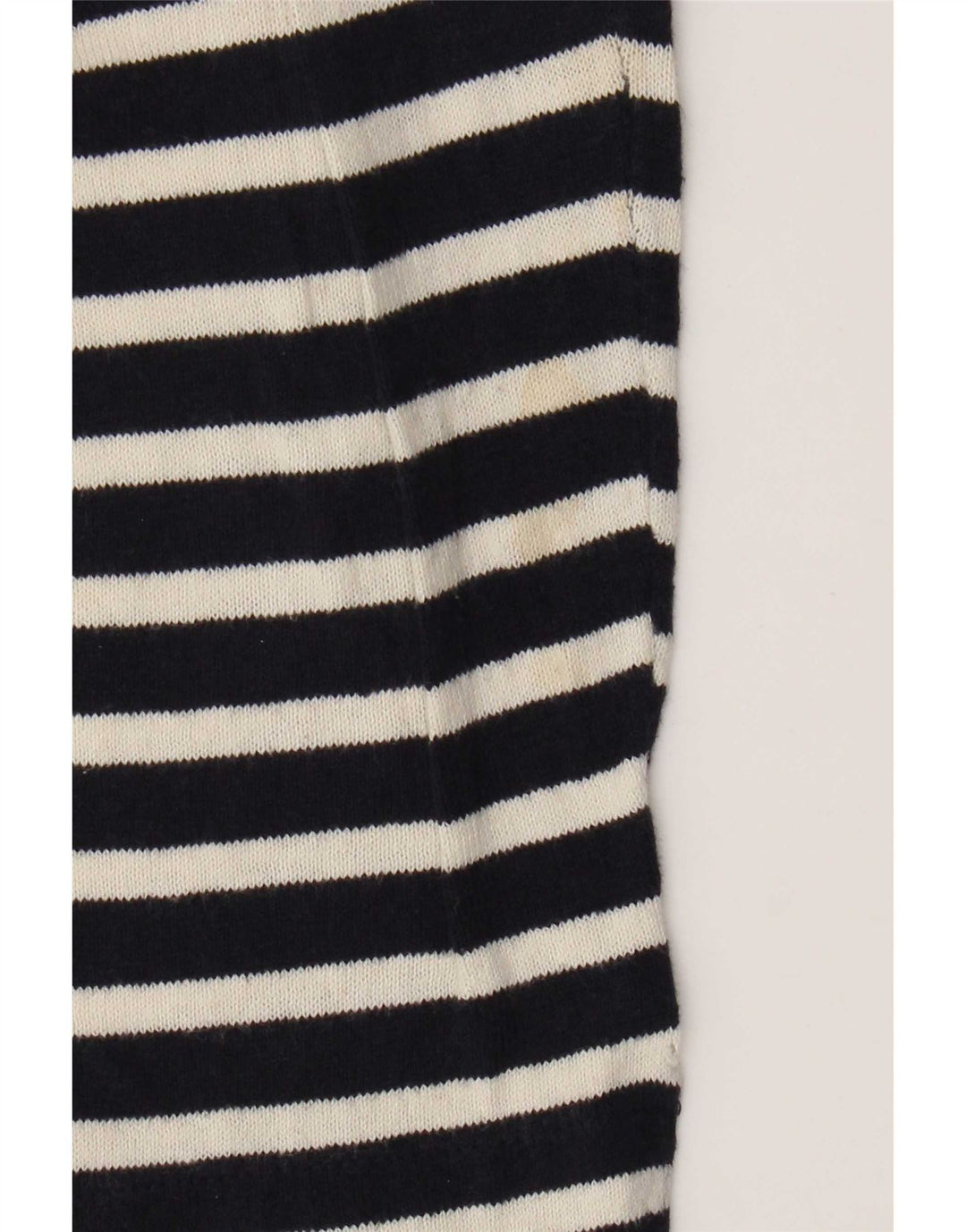 Zara Homme Top Manches Longues Grand Coton Rayé Bleu Marine