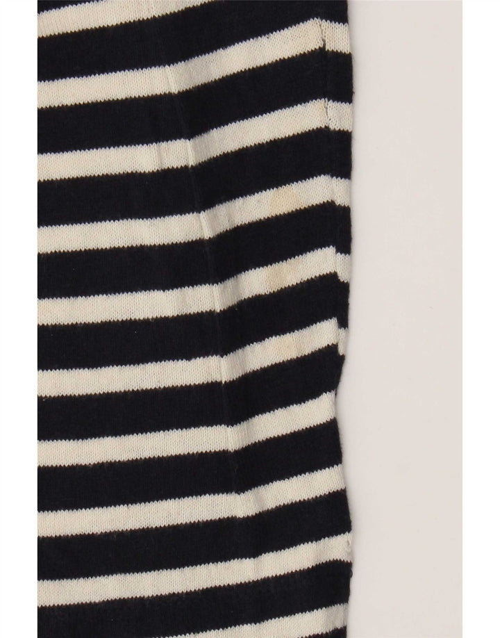 Zara Homme Top Manches Longues Grand Coton Rayé Bleu Marine