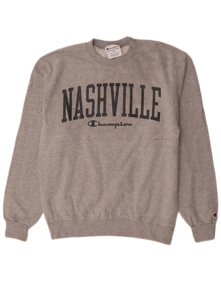 Champion Sweat-Shirt Graphique Nashville Homme Gris Moyen Moucheté
