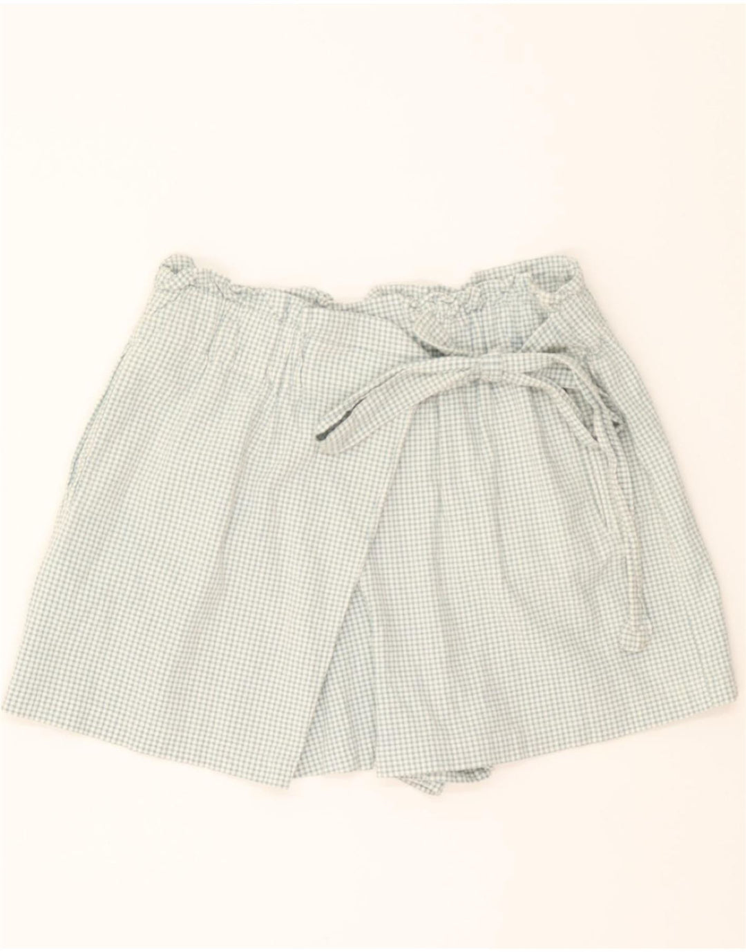 BENETTON Womens Casual Shorts Medium W30 Green Check Cotton Vintage Benetton and Second-Hand Benetton from Messina Hembry 