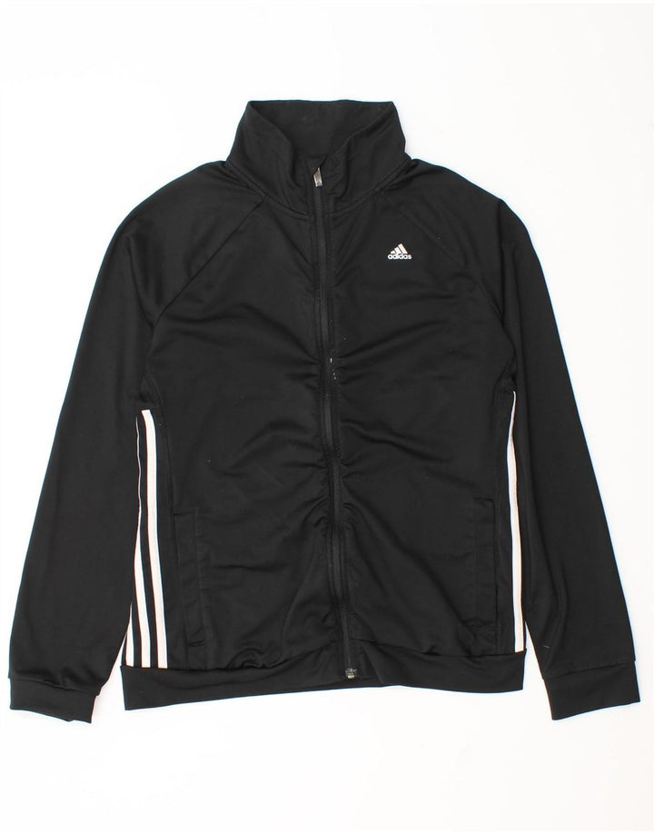 Adidas Climalite Survêtement Top Veste UK 12/14 Medium Noir