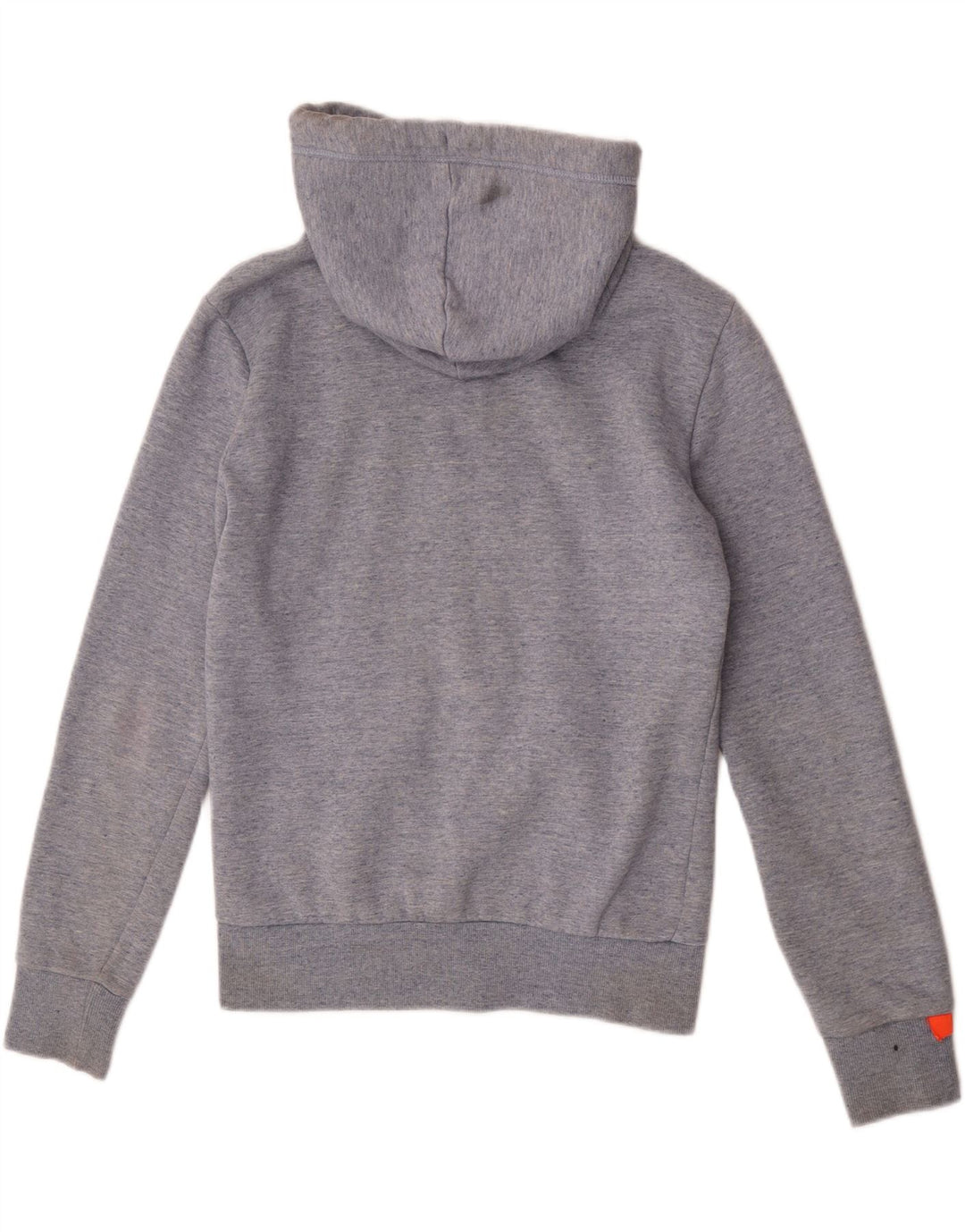 Superdry Pull à capuche zippé pour homme en coton gris petit