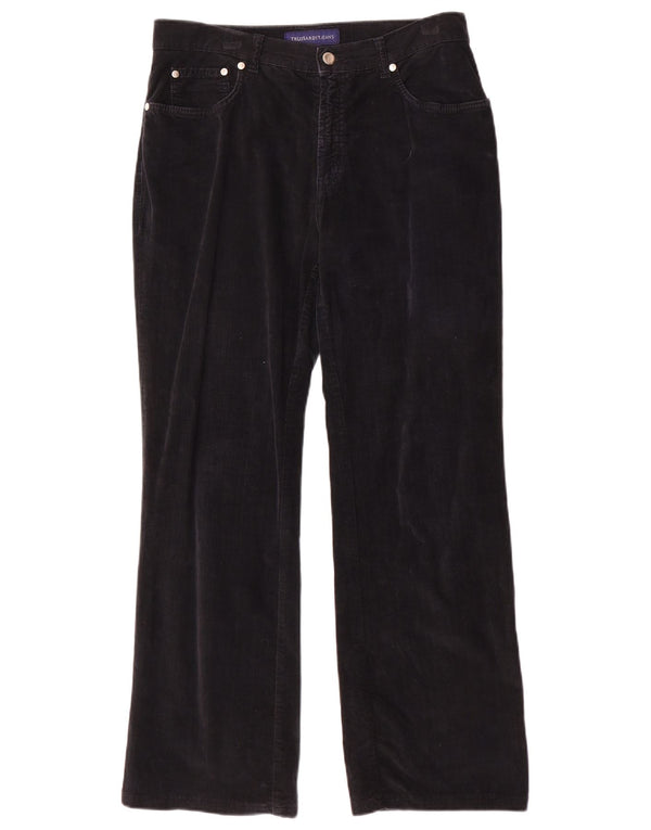 Trussardi Pantalon Casual Bootcut W31 L29 Bleu Marine Coton Femme