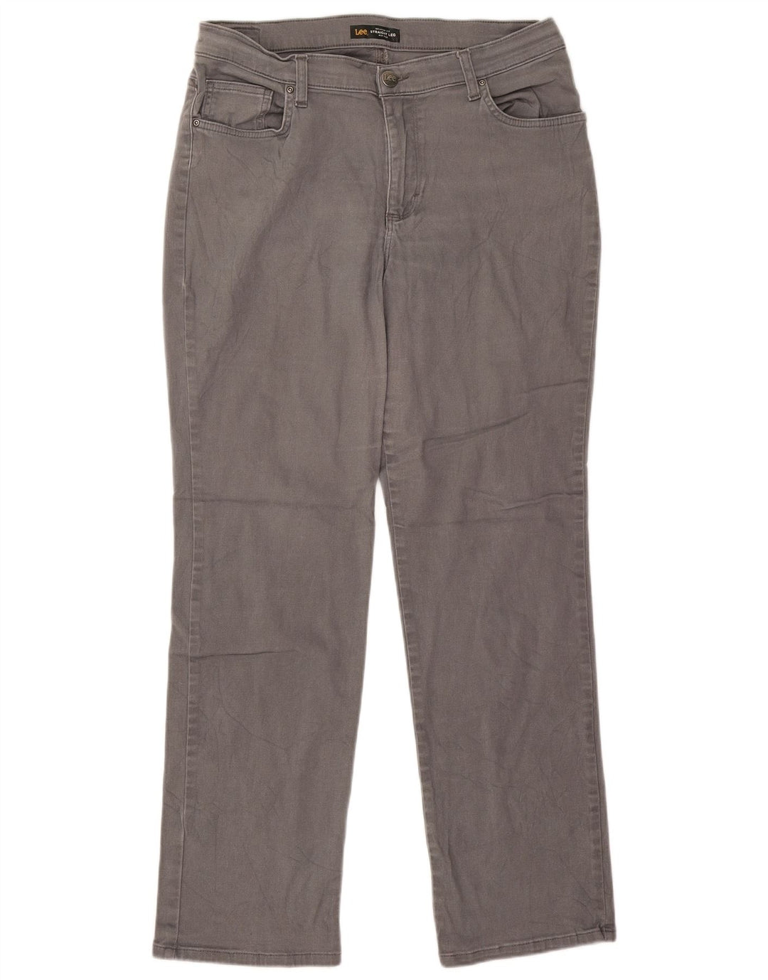 LEE Jean droit taille moyenne pour femme W32 L29 Gris