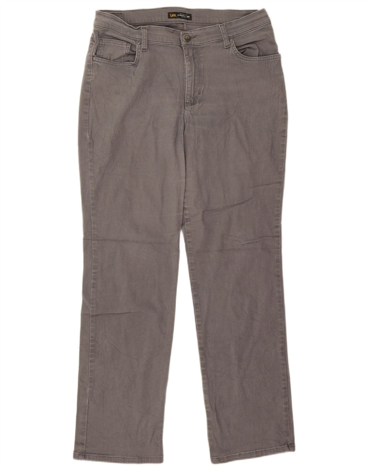 LEE Jean droit taille moyenne pour femme W32 L29 Gris