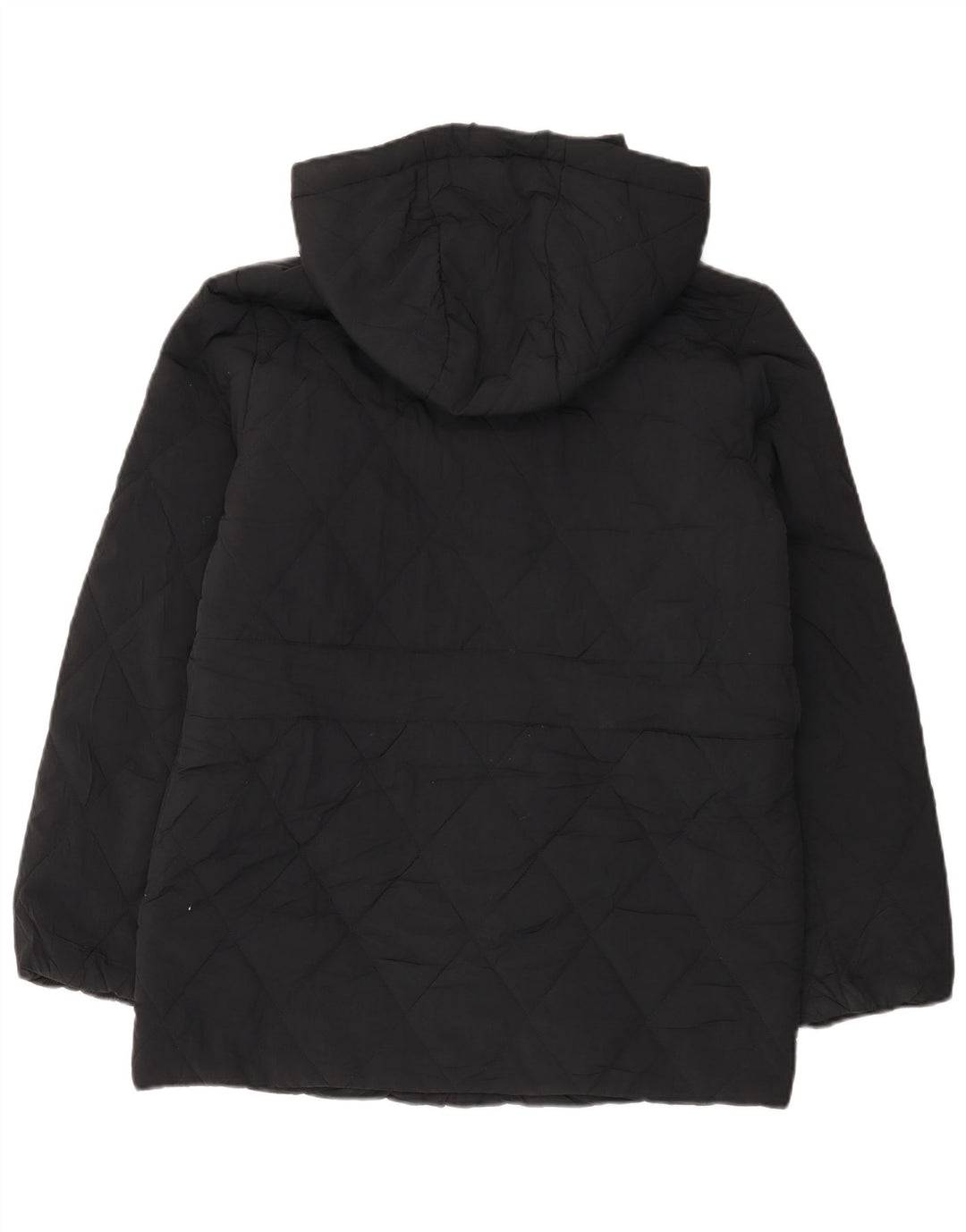Marks & Spencer Veste matelassée surdimensionnée à capuche pour femme UK 8 Small Noir