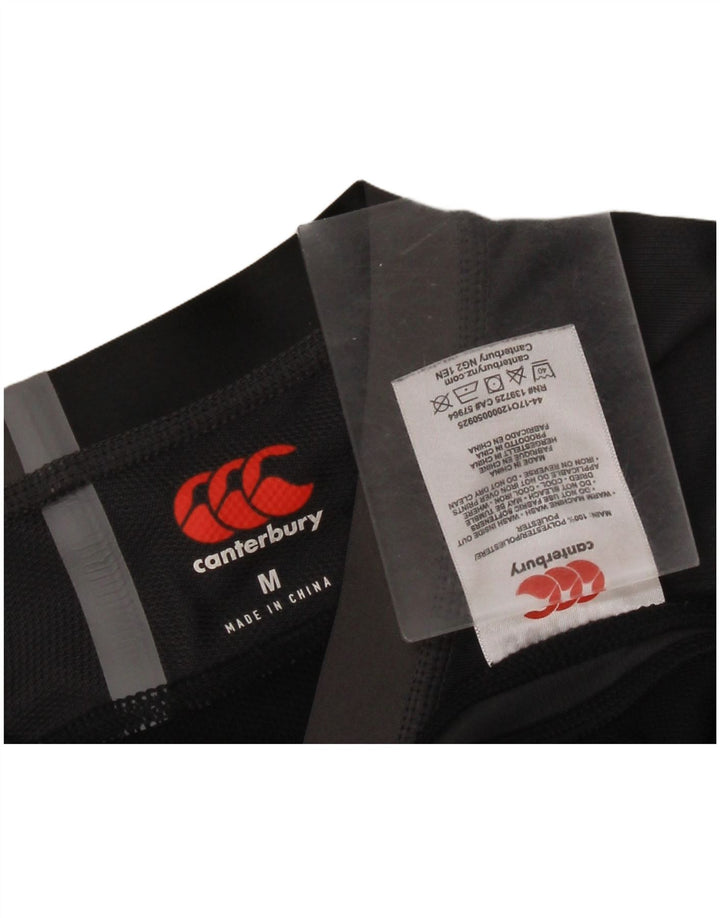 Canterbury T-Shirt Graphique Homme Noir Moyen Polyester Colorblock