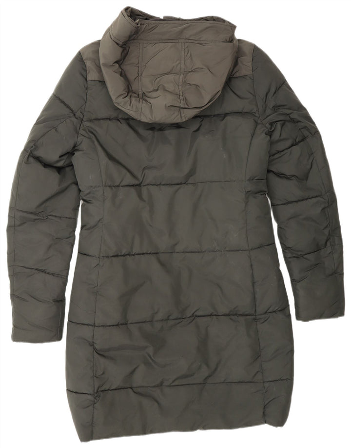 G-STAR Manteau rembourré à capuche pour femme UK 10 Small Vert Colorblock Polyester