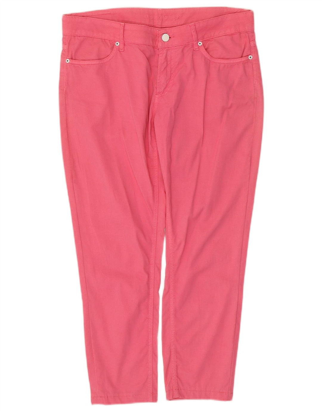 ESCADA Pantalon court slim pour femme EU 38 Medium W34 L24 Coton rose
