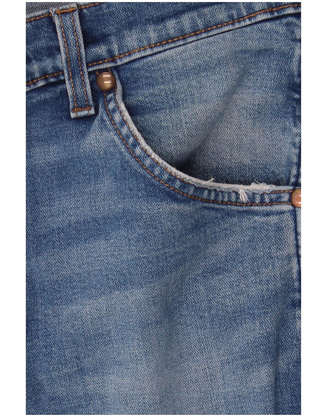 Wrangler Jean droit homme W33 L32 bleu coton