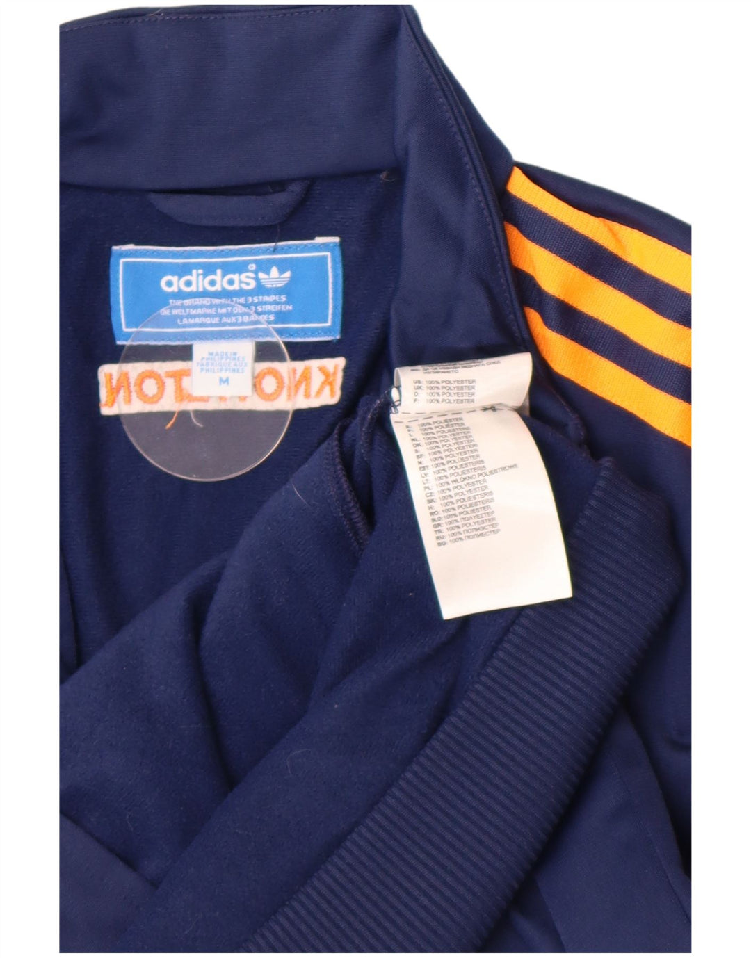 Adidas Veste de survêtement graphique pour garçon 10-11 ans Bleu marine moyen