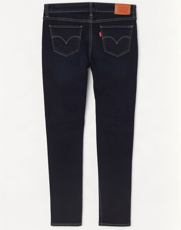 Levi's Jean Skinny 711 Femme W28 L30 Bleu Marine Coton